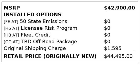 Florida Fine Cars - Used vehicle - TRUCK TOYOTA TACOMA 4WD 2025