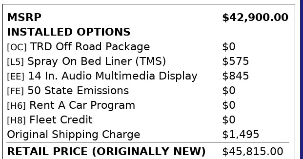 Florida Fine Cars - Used TOYOTA TACOMA 4WD 2024 ORLANDO TRD OFF-ROAD