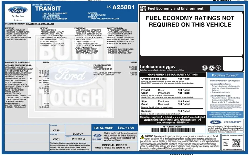 Florida Fine Cars - Used FORD TRANSIT 2020 ORLANDO