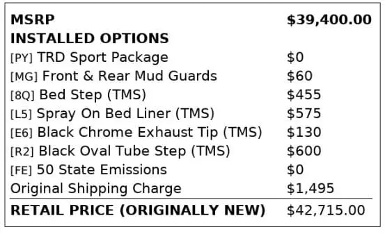 Florida Fine Cars - Used TOYOTA TACOMA 2WD 2024 MARGATE TRD SPORT