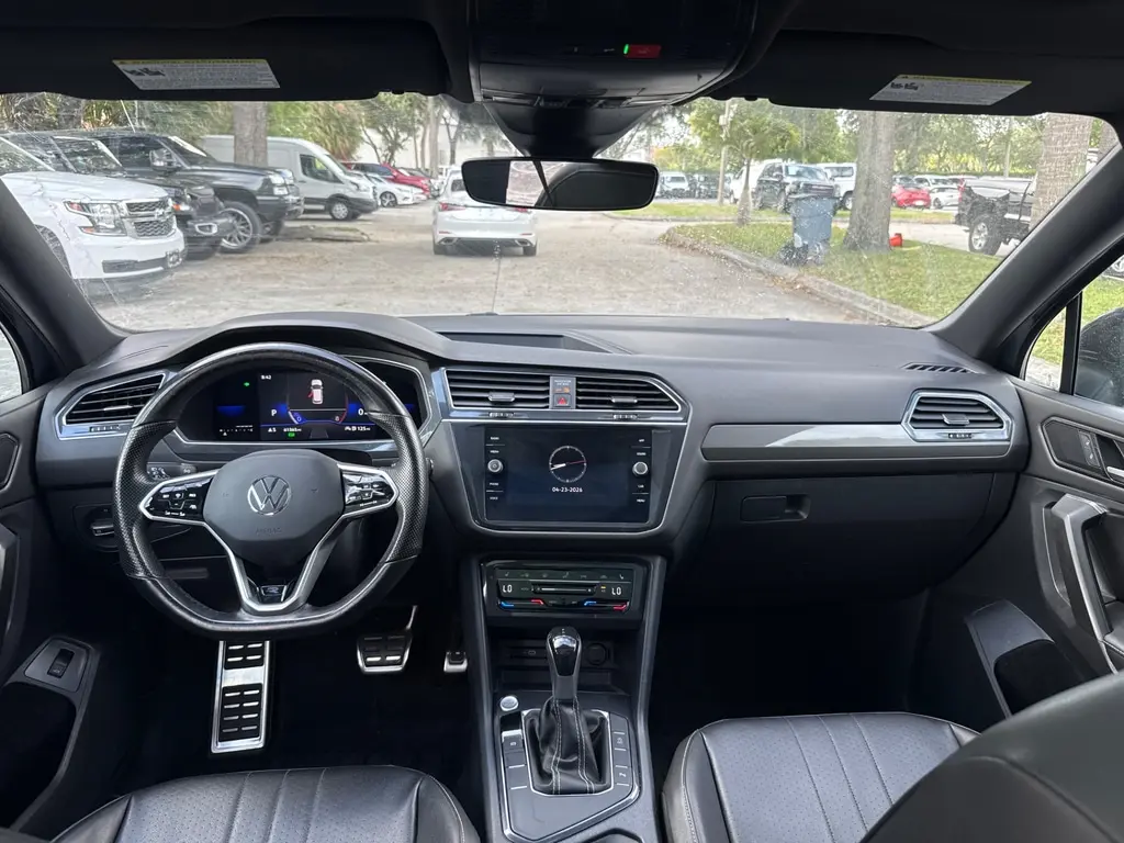 Florida Fine Cars - Used VOLKSWAGEN TIGUAN 2022 WEST PALM SE R-LINE BLACK