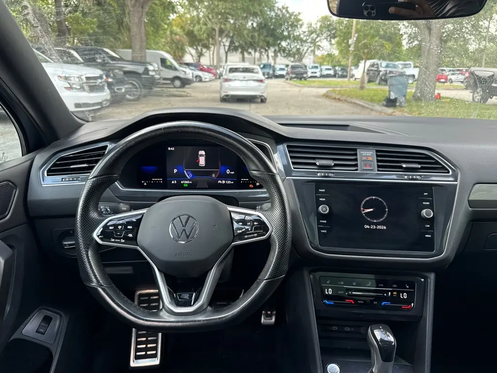 Florida Fine Cars - Used VOLKSWAGEN TIGUAN 2022 WEST PALM SE R-LINE BLACK