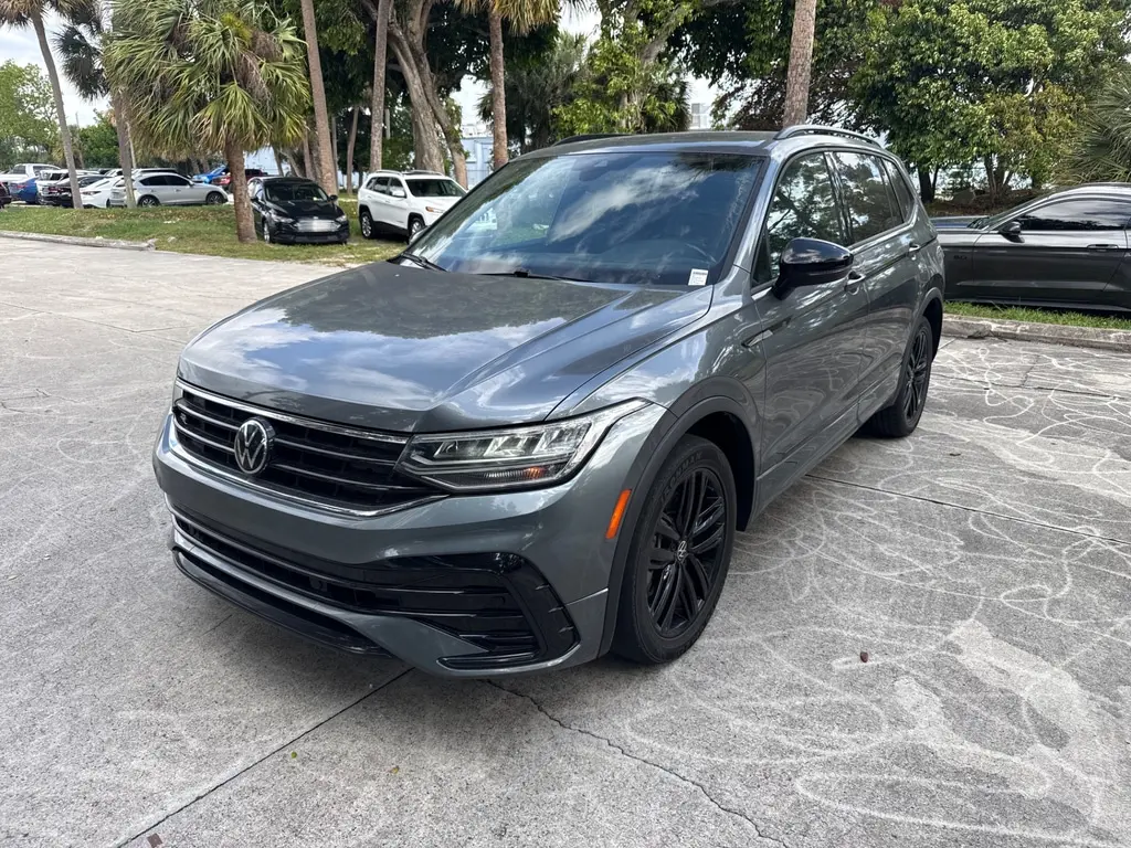 Florida Fine Cars - Used VOLKSWAGEN TIGUAN 2022 WEST PALM SE R-LINE BLACK