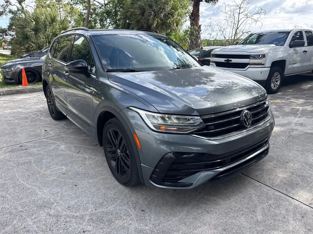 Florida Fine Cars - Used VOLKSWAGEN TIGUAN 2022 WEST PALM SE R-LINE BLACK