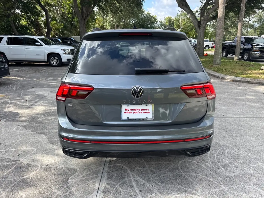 Florida Fine Cars - Used VOLKSWAGEN TIGUAN 2022 WEST PALM SE R-LINE BLACK