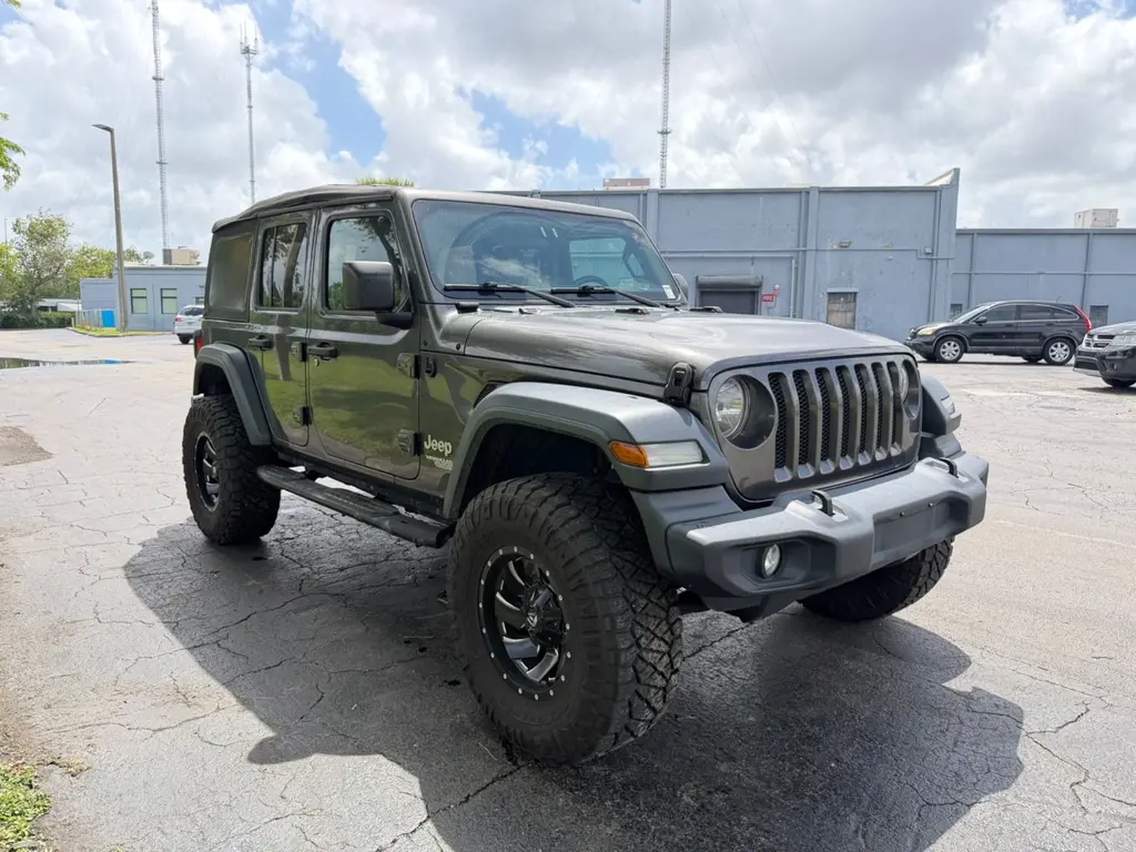 Florida Fine Cars - Used JEEP WRANGLER UNLIMITED 2018 MIAMI SPORT S