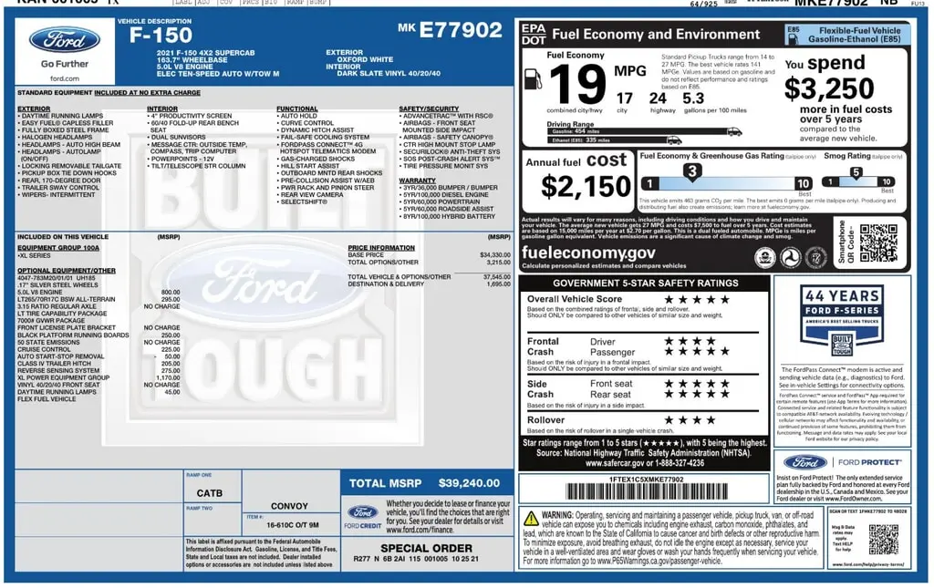 Florida Fine Cars - Used FORD F-150 2021 ORLANDO XL