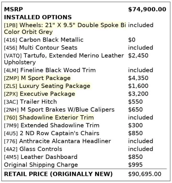 Florida Fine Cars - Used BMW X7 2022 MARGATE XDRIVE40I