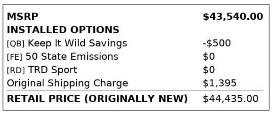Florida Fine Cars - Used TOYOTA 4RUNNER 2023 MARGATE TRD SPORT