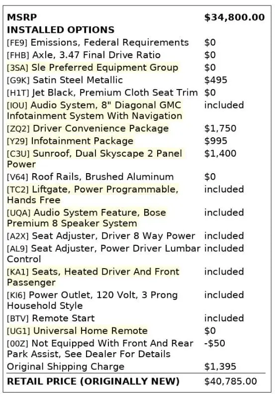 Florida Fine Cars - Used GMC ACADIA 2022 MARGATE SLE