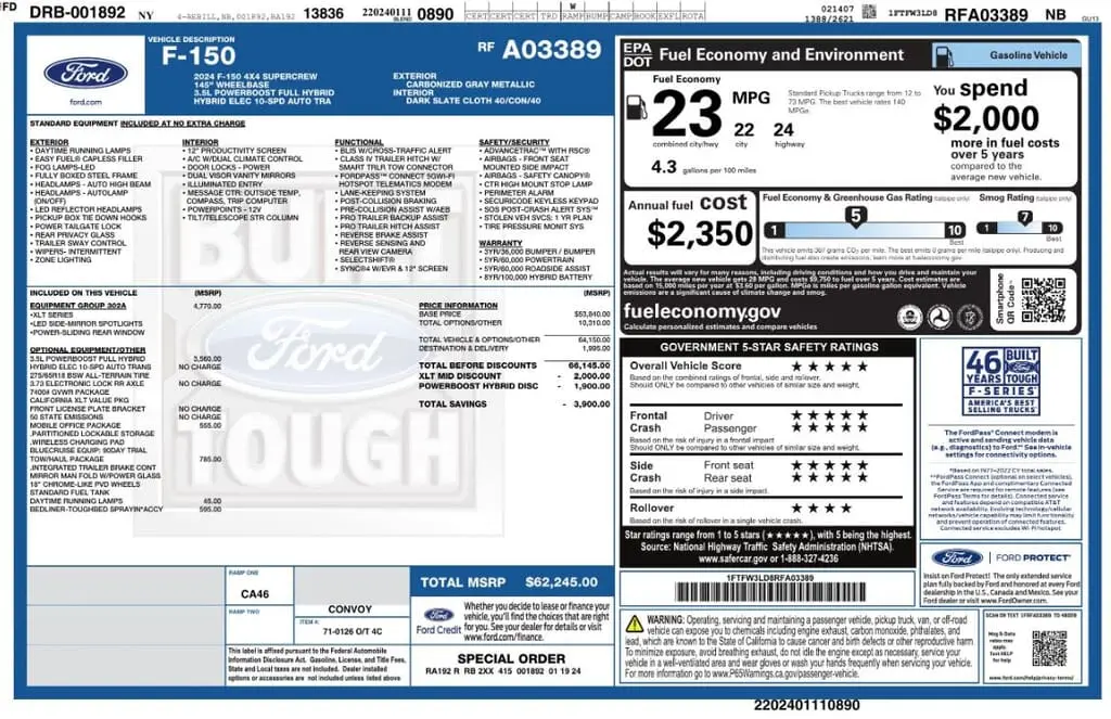 Florida Fine Cars - Used FORD F-150 2024 MARGATE XLT