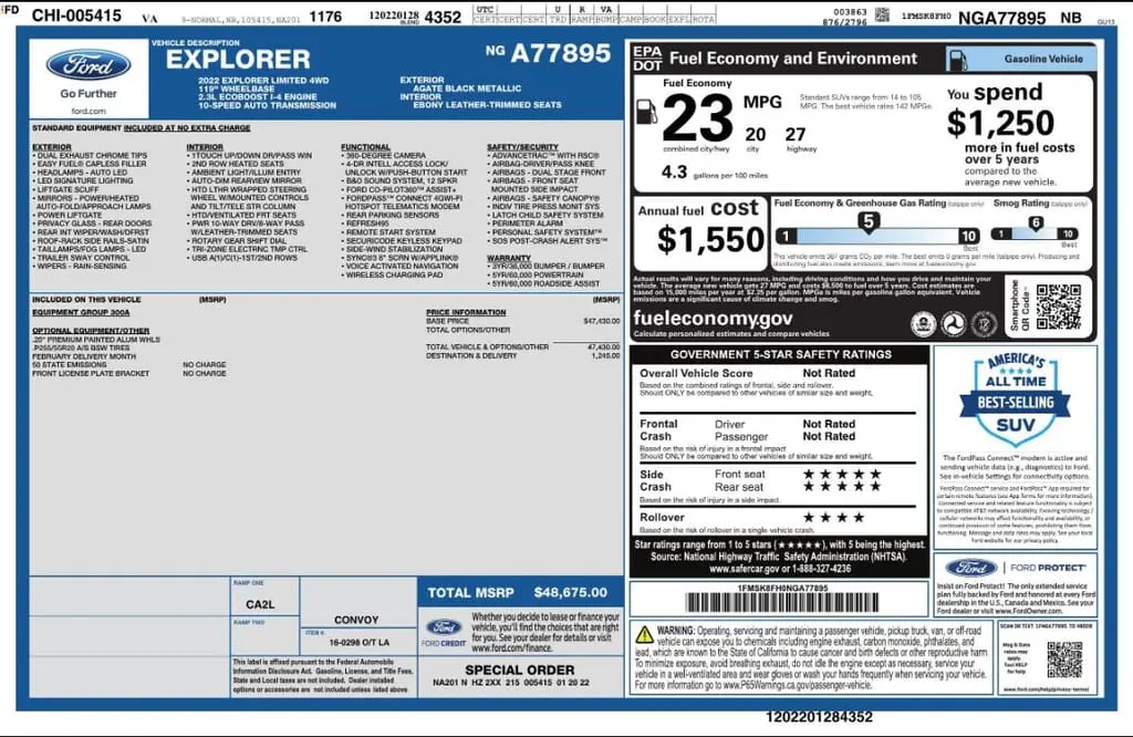 Florida Fine Cars - Used FORD EXPLORER 2022 MIAMI LIMITED