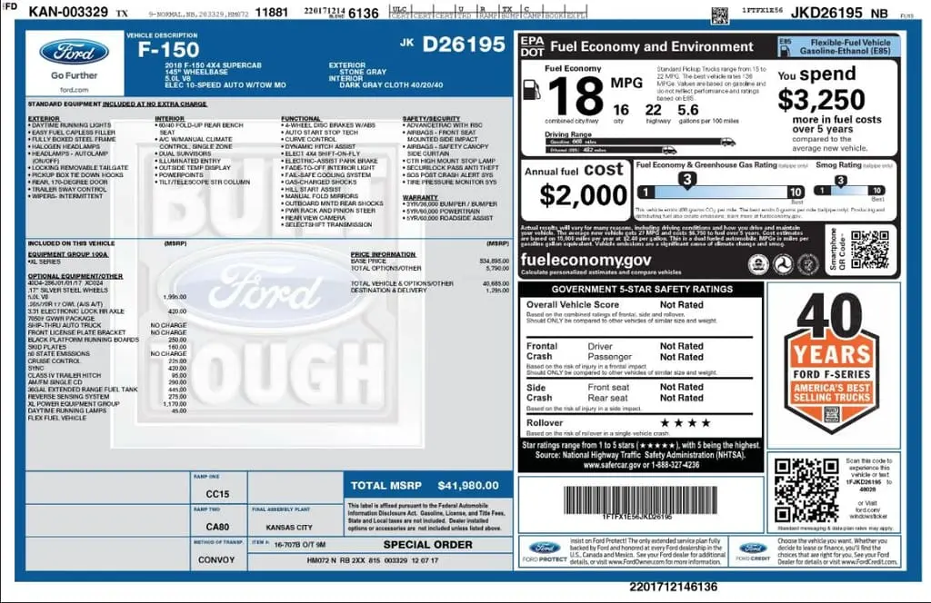 Florida Fine Cars - Used FORD F-150 2018 MIAMI XL