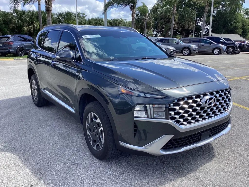 Florida Fine Cars - Used HYUNDAI SANTA FE HYBRID 2023 ORLANDO BLUE