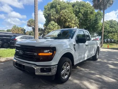 Florida Fine Cars - Used FORD F-150 2024 WEST PALM XLT SUPERCAB 145"