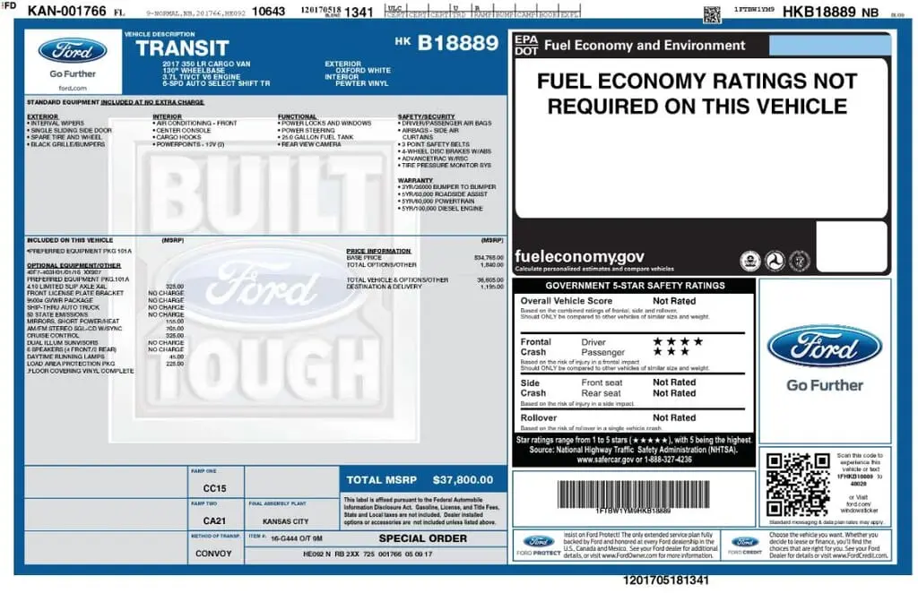 Florida Fine Cars - Used FORD TRANSIT VAN 2017 MARGATE 