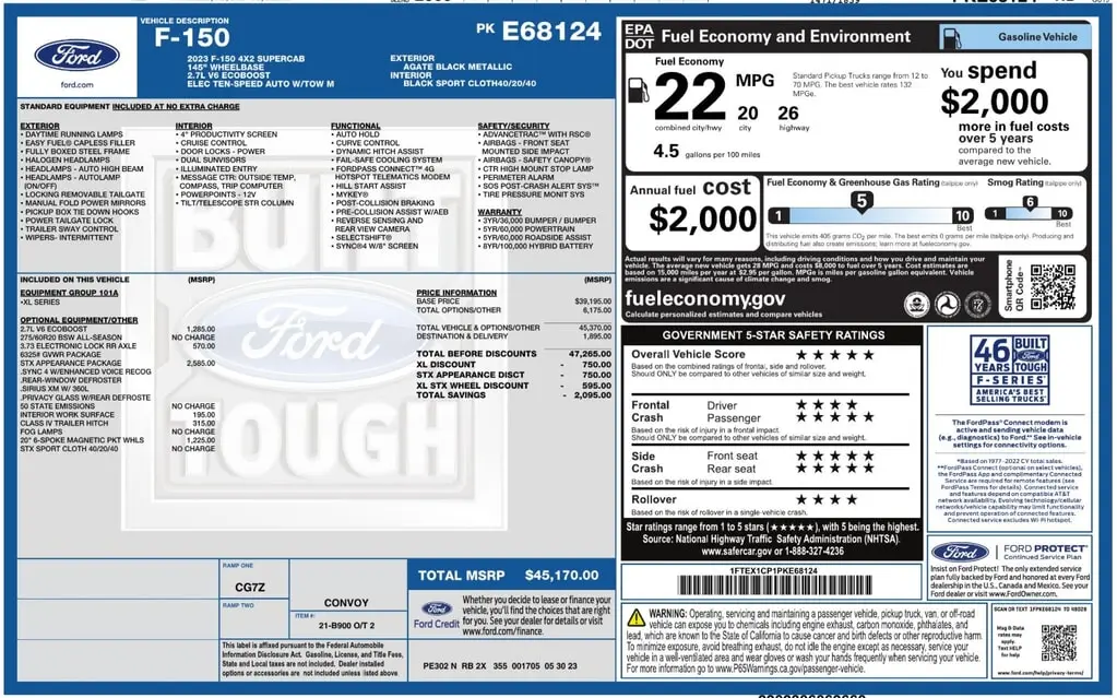 Florida Fine Cars - Used FORD F-150 2023 ORLANDO XL