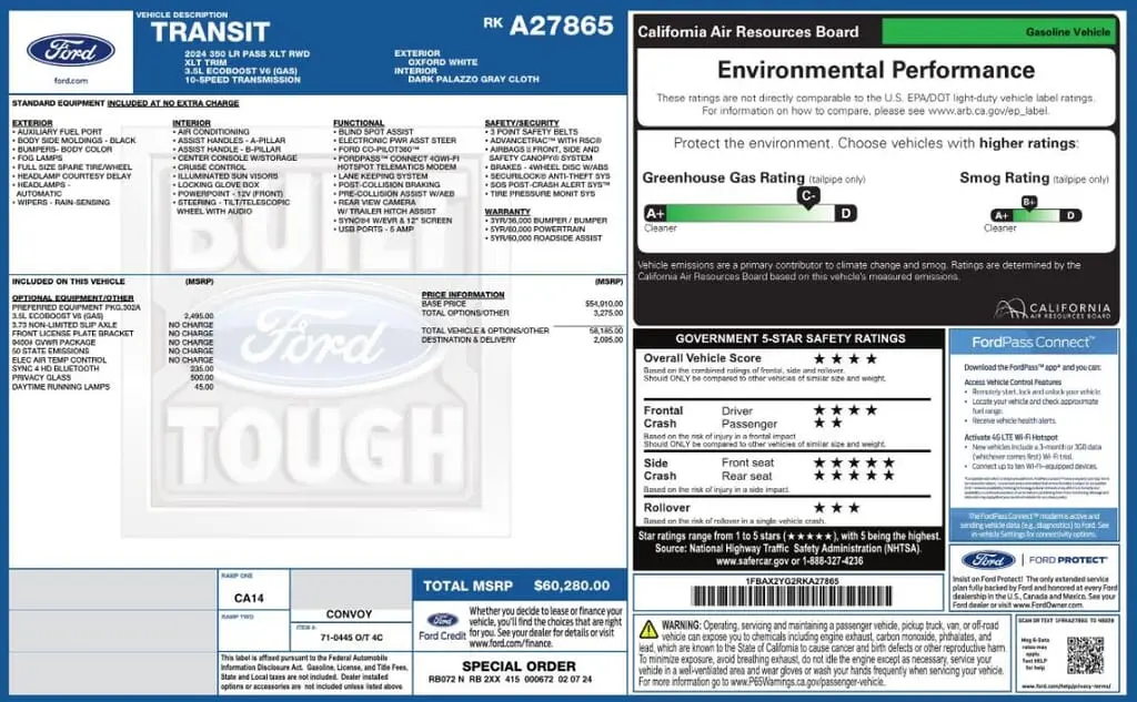 Florida Fine Cars - Used FORD TRANSIT PASSENGER WAGON 2024 MIAMI XLT