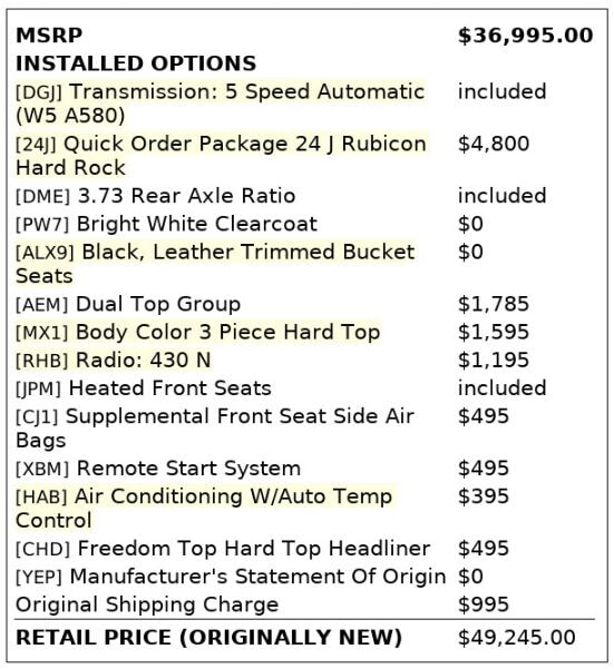 Florida Fine Cars - Used vehicle - SUV JEEP WRANGLER UNLIMITED 2016