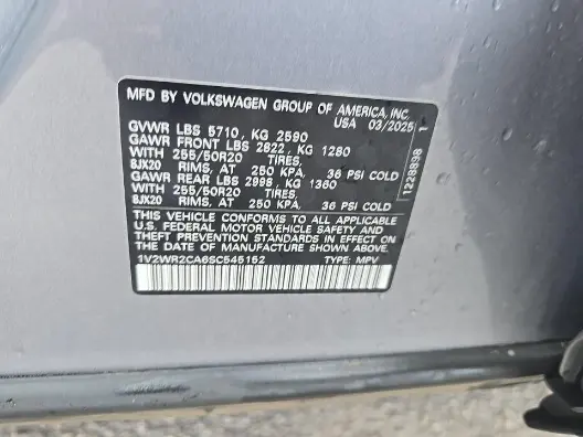 Florida Fine Cars - Used VOLKSWAGEN ATLAS 2025 MARGATE 2.0T SE W/TECHNOLOGY