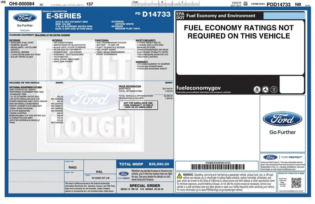 Florida Fine Cars - Used FORD E-SERIES CUTAWAY 2023 MIAMI 