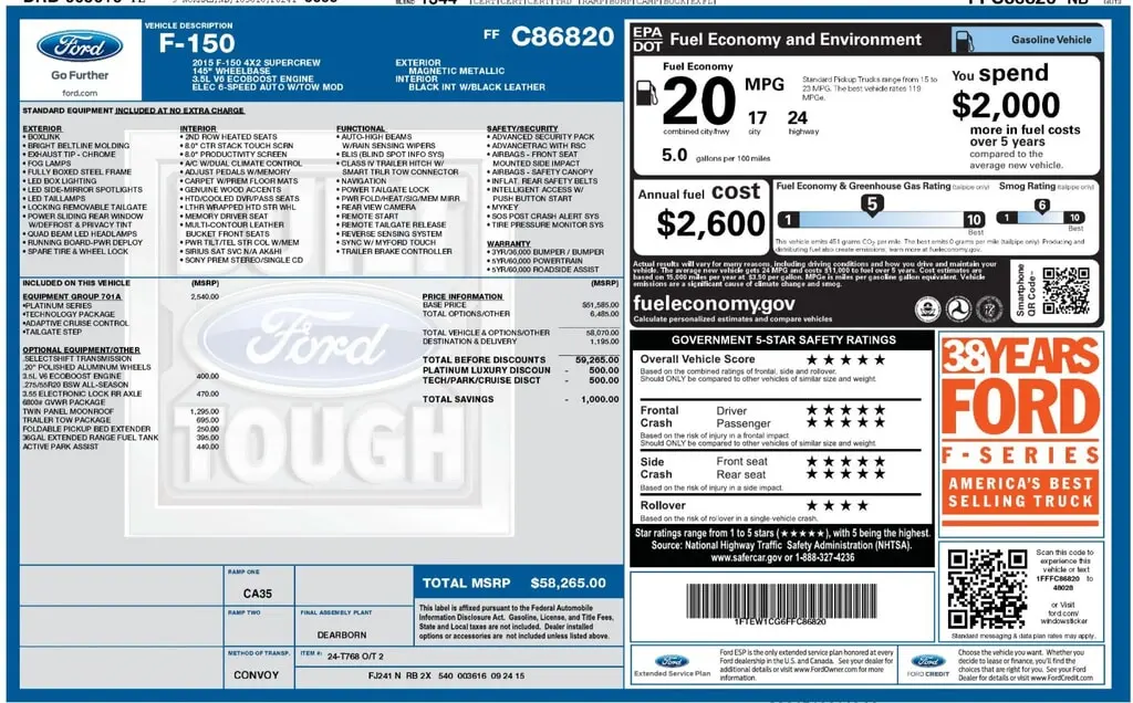 Florida Fine Cars - Used FORD F-150 2015 ORLANDO PLATINUM