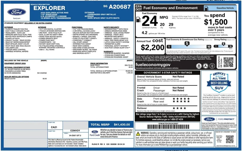 Florida Fine Cars - Used FORD EXPLORER 2025 ORLANDO ACTIVE