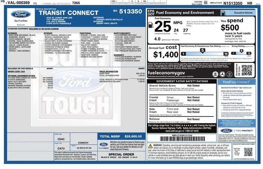 Florida Fine Cars - Used FORD TRANSIT CONNECT VAN 2022 MIAMI XL