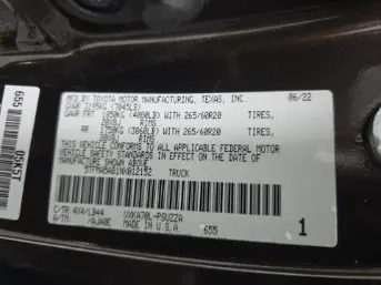 Florida Fine Cars - Used TOYOTA TUNDRA 2WD 2022 WEST PALM 1794 EDITION