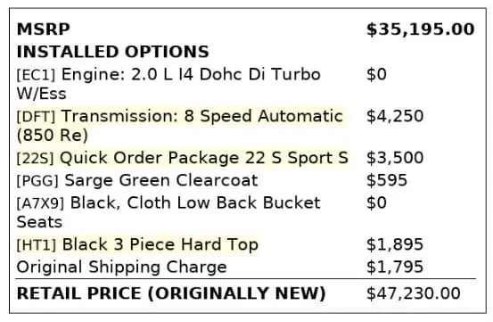 Florida Fine Cars - Used JEEP WRANGLER 2023 MARGATE SPORT S