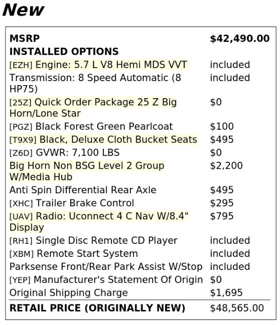 Florida Fine Cars - Used vehicle - TRUCK RAM 1500 2019