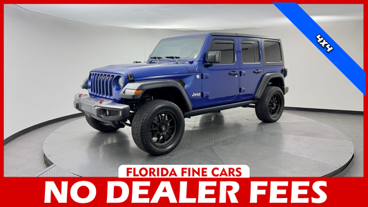 Florida Fine Cars - Used JEEP WRANGLER-UNLIMITED 2018 WEST PALM SPORT S