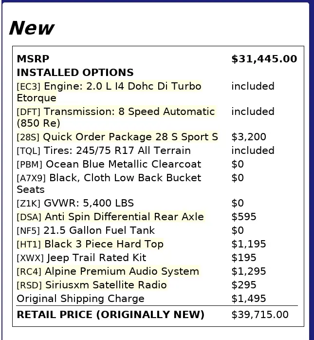 Florida Fine Cars - Used JEEP WRANGLER UNLIMITED 2018 WEST PALM SPORT S