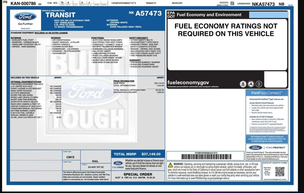 Florida Fine Cars - Used FORD TRANSIT CUTAWAY 2022 WEST PALM 