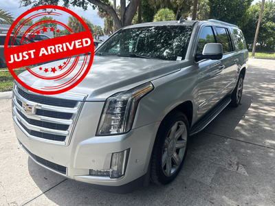 Florida Fine Cars - Used CADILLAC ESCALADE-ESV 2018 WEST PALM LUXURY