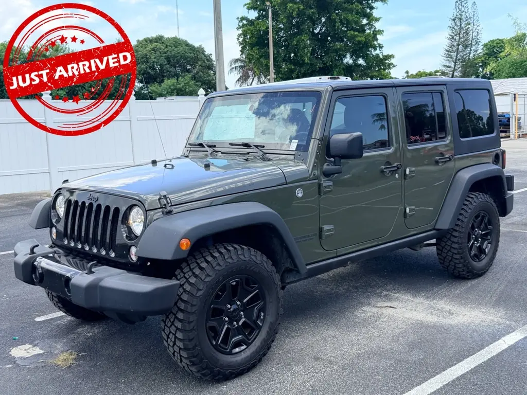 Florida Fine Cars - Used JEEP WRANGLER UNLIMITED 2016 MIAMI WILLYS WHEELER