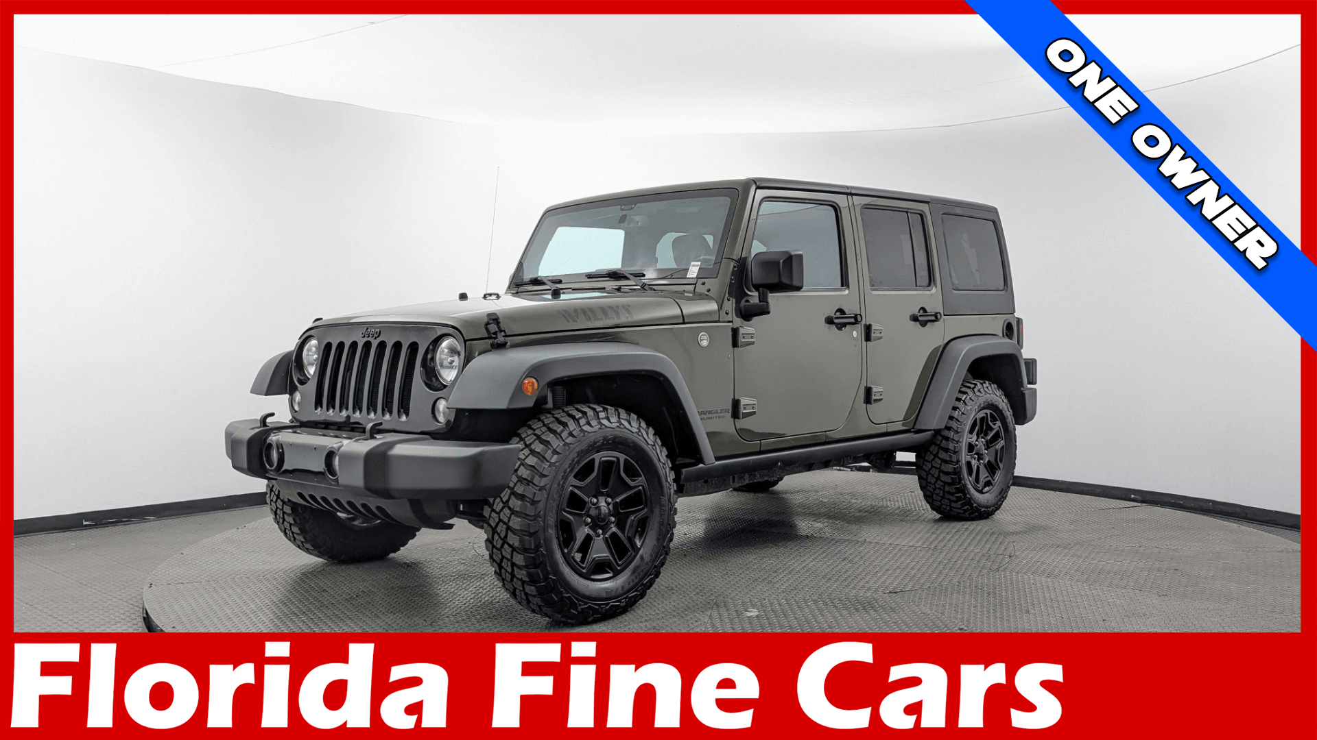 Florida Fine Cars - 2016-JEEP-WRANGLER-UNLIMITED-MARGATE-FL-Stock=161050