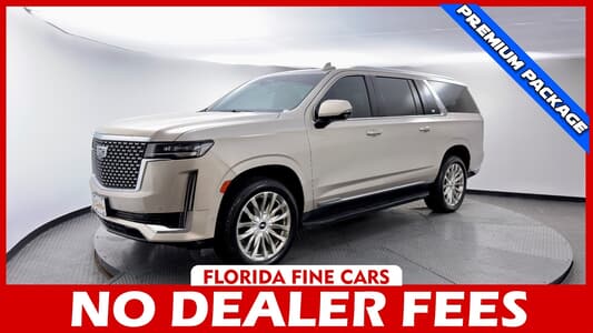 Florida Fine Cars - Used CADILLAC ESCALADE-ESV 2021 WEST PALM PREMIUM LUXURY