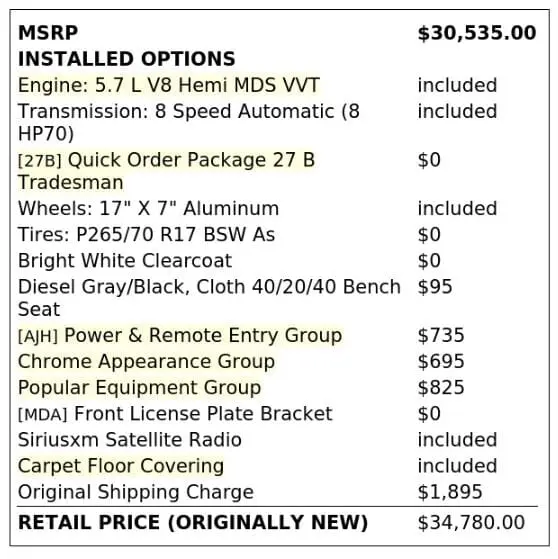 Florida Fine Cars - Used RAM 1500 CLASSIC 2022 MARGATE TRADESMAN