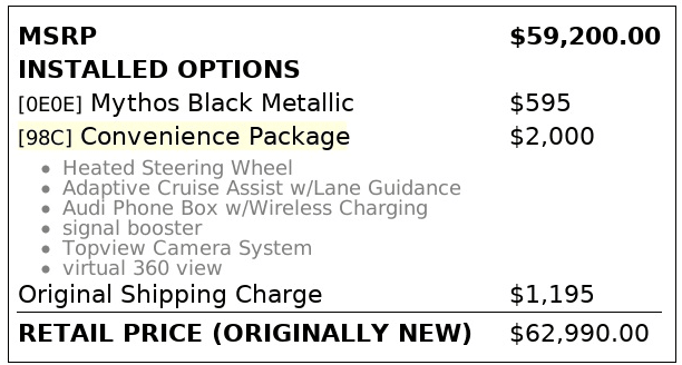 Florida Fine Cars - Used vehicle - SUV AUDI Q7 2023