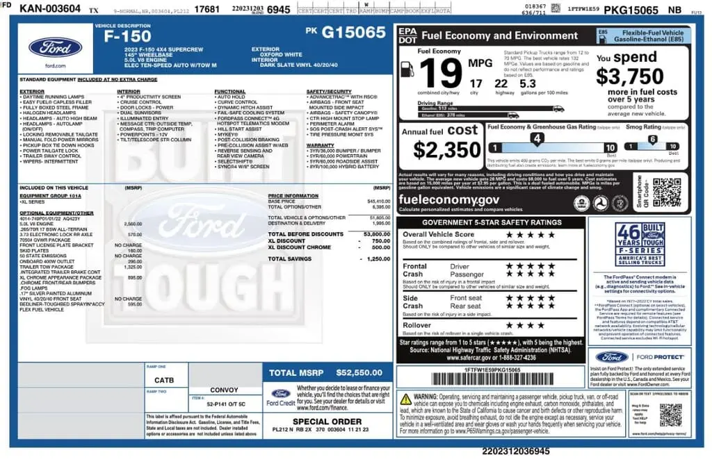 Florida Fine Cars - Used FORD F-150 2023 MARGATE XL