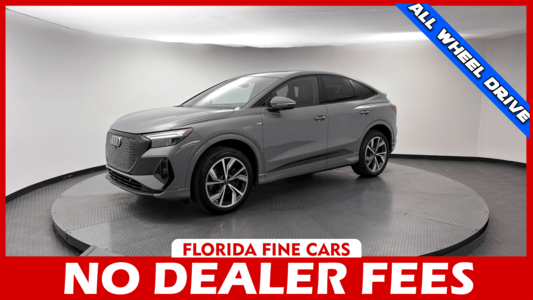 Florida Fine Cars - Used AUDI Q4-E-TRON-SPORTBACK 2023 WEST PALM PREMIUM PLUS