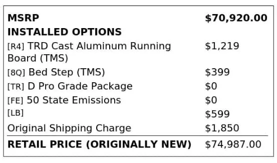 Florida Fine Cars - Used TOYOTA TUNDRA 4WD 2023 MIAMI TRD PRO HYBRID