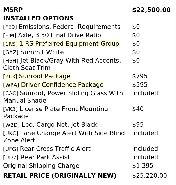 Florida Fine Cars - Used CHEVROLET TRAX 2025 ORLANDO 1RS