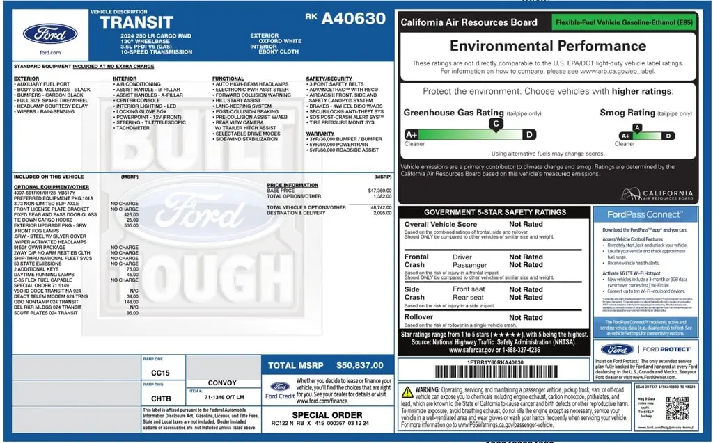 Florida Fine Cars - Used FORD TRANSIT 2024 ORLANDO 