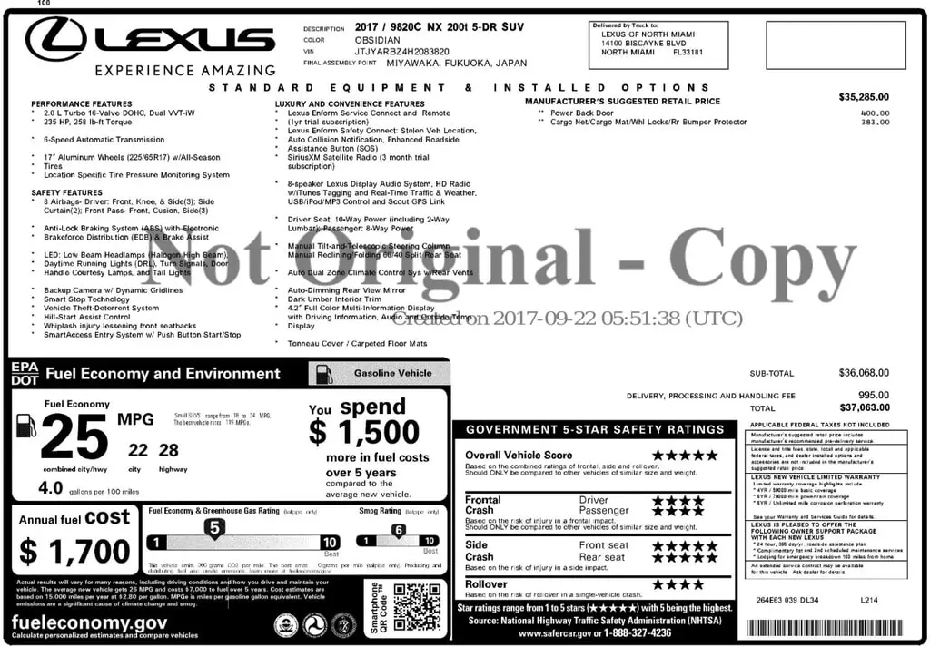 Florida Fine Cars - Used LEXUS NX 2017 ORLANDO NX TURBO