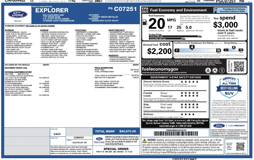 Florida Fine Cars - Used FORD EXPLORER 2023 WEST PALM BASE