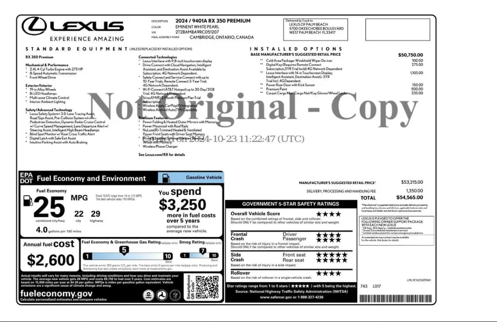 Florida Fine Cars - Used LEXUS RX 2024 MIAMI RX 350