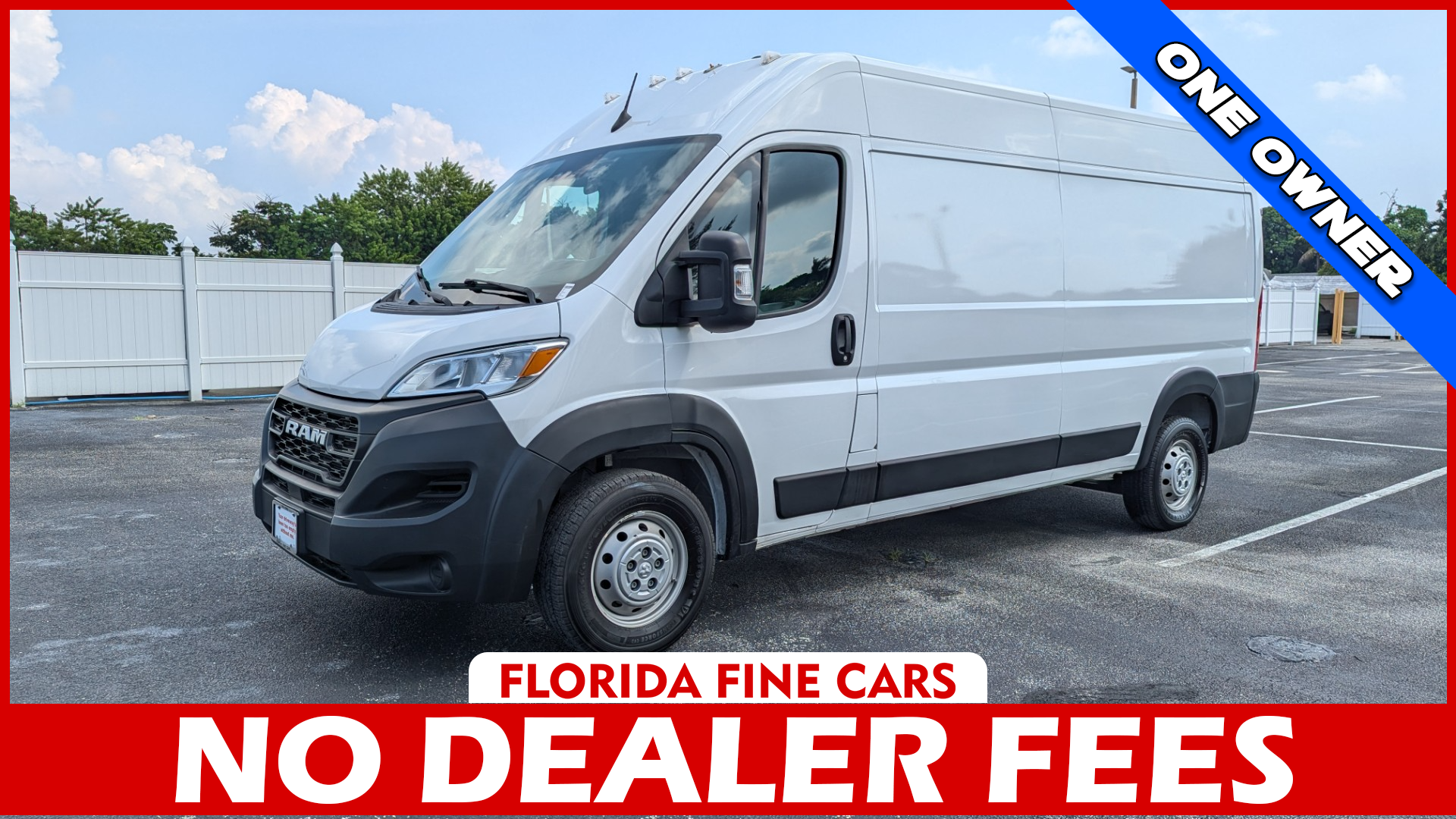 Florida Fine Cars - 2023-RAM-PROMASTER-MARGATE-FL-Stock=162955