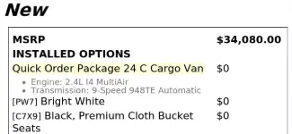 2022 RAM PROMASTER CITY TRADESMAN photo 3
